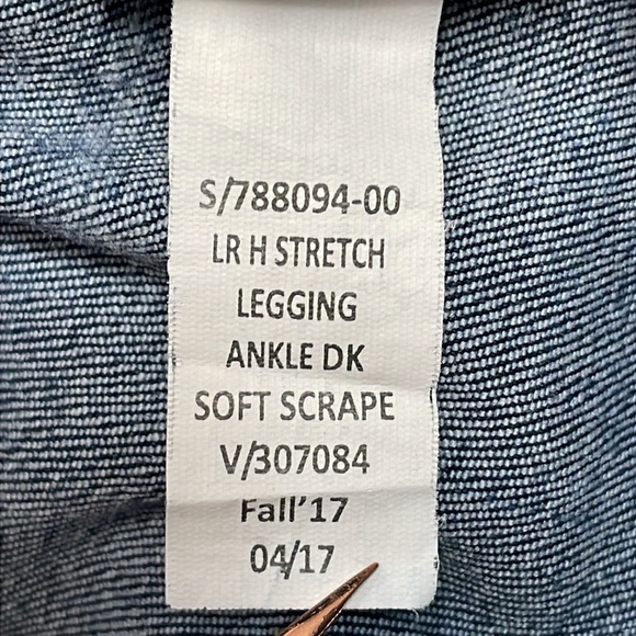 Gap 1969 Easy Leggings Denim Jeans Mid Rise Ankle Size 12 Regular / 31R - Picture 14 of 15